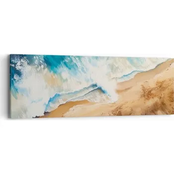 Obraz Obraz na plátně do obýváku ložnice 90x30 mořské pobřeží foto obrazy na zeď
