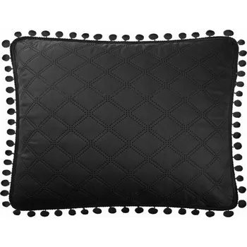 Povlak na polštářek ČERNÝ POVLAK NA POLŠTÁŘ 50x70 POMPOO