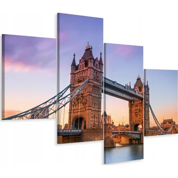 Obraz Vícedílný obraz MOST Tower Bridge 3D 160x100