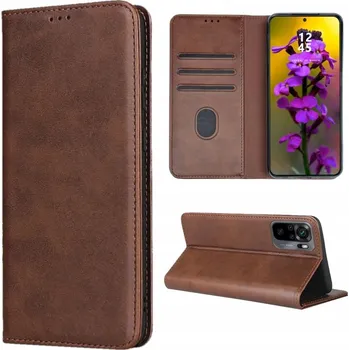 Pouzdro na mobilní telefon Pouzdro s klopou SunSky pro Xiaomi POCO M5s, Redmi Note 10, hnědé