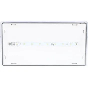 Nouzové osvětlení Nouzové svítidlo EXIT S IP65 LED 1W 3h duální funkce AWEX