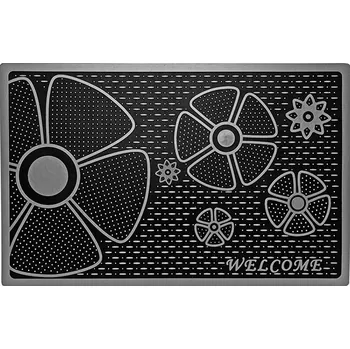 Rohožka VENKOVNÍ VSTUPNÍ ROHOŽKA MASIVNÍ STŘÍBRNÁ KE DVEŘÍM NA BOTY STYLOVÁ