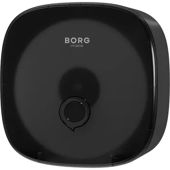 Zásobník Dávkovač Zásobník na toaletní papír Jumbo BORG RIVA Černý