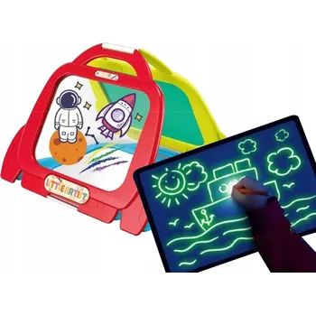 Vzdělávací Magnetická Tabule Křídová Sucho Stíratelná pro Kreslení Světlem