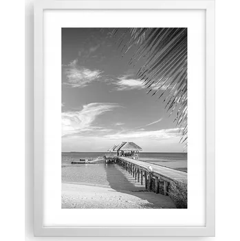 Obraz Obraz plakát v bílém rámu do obýváku 30x40 krajina plakáty na zeď