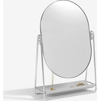 Stackers, Stolní kosmetické zrcátko Pebble Grey & Chrome Dressing Table Mirror & Jewellery Stand | šedá 74254