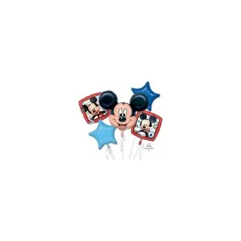 Balónek Balónková kytice "Mickey Roadster Racers"
