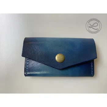 Příslušenství pro reproduktor Kožené pouzdro na karty - modré patinované (Kožené pouzdro na karty - modré patinované / Leather cards holder – blue, patina finish)