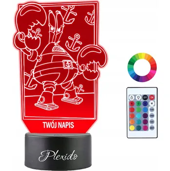 Lampička Noční lampa Plexido vícebarevná