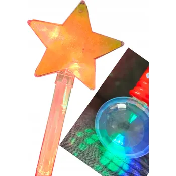 Vánoční dekorace SVÍTÍCÍ HŮLKA HVĚZDA KOULE DISCO 50CM E1506 EMAJ