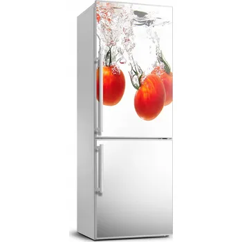 Fototapeta Foto Samolepka na ledničku Rajčata pod vodou 70x190