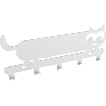 Věšák Šatní ramínko kovový MT3CH bílý