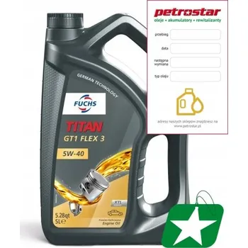 Motorový olej Syntetický olej Fuchs 5 l 5W-40