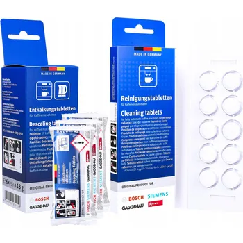 Příslušenství pro přípravu kávy ODVÁPŇOVAČ + TABLETY pro kávovary BOSCH SIEMENS