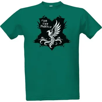 Tričko s potiskem Rise like a phoenix pánské