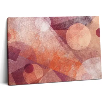 Obraz Obraz Canvas Nástěnná Dekorace Do Studia Geometrická Abstrakce 60x40 cm