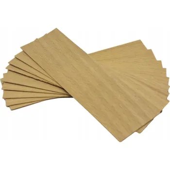 Obraz Dřevěný knot na vosk pro DIY svíčky 5 kusů délka 10 cm šířka 3 cm