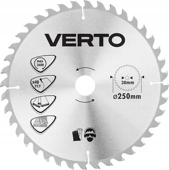 Pilový kotouč Řezný kotouč Verto 61H134 250 x 30 mm, 40 zubů