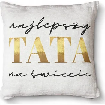 Dekorativní polštářek Ozdobný foto polštář dekorativní Premium 40x40 - Nejlepší táta na světě