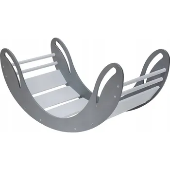 Dětská houpačka Dřevěná Houpačka hračka s úsměvem Montessori