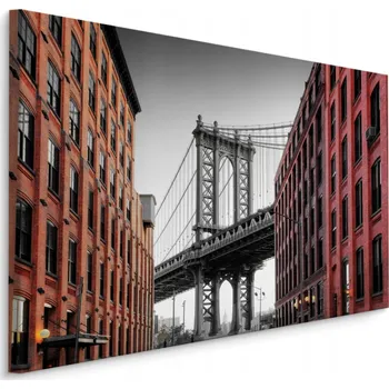 Obraz Obraz na zeď ARCHITEKTURA Manhattan Bridge 90x60