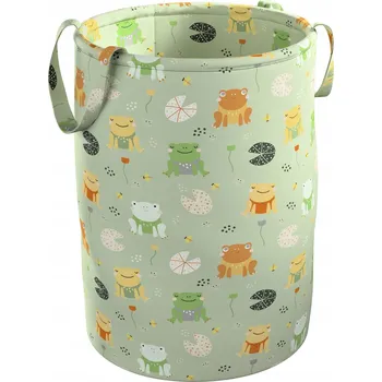úložný prostor na hračky YellowTipi Koš na hračky Tobi 30x40 cm zelený