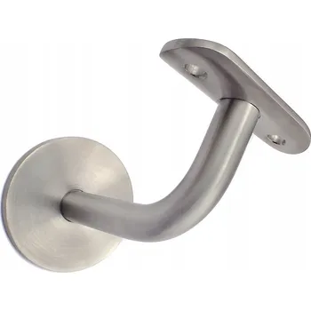 Zábradlí Nástěnný držák pro trubky 42,4 mm, nerezová ocel, broušený