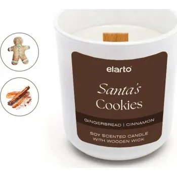 Svíčka Sójová vonná svíčka Santa's Cookies Elarto