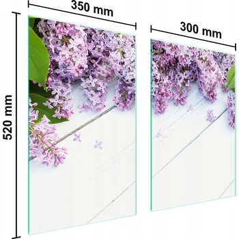 Kuchyňské prkénko Krájecí deska TMK ArtDeko sklo 2 ks