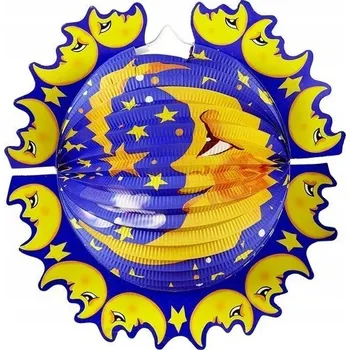 Party dekorace Papírový lampion Měsíc, dekorace