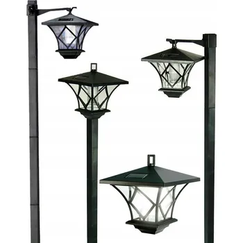 Venkovní osvětlení Solární zahradní lampa lucerna vysoká 150 cm LED