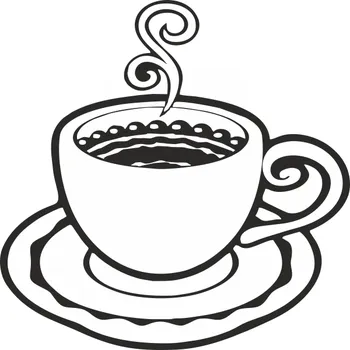 Obraz Samolepka na stěnu Drukant W-K026_100K 100x100 cm černá