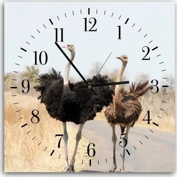 Hodiny Moderní dřevěné HODINY nástěnné s OBRAZEM 60x60