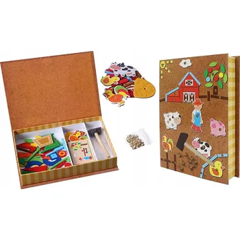 Dřevěné puzzle Farma, 174 dílků