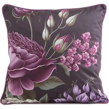 Polštář Dekorační polštář JANIKA I. fialová 45x45 cm Mybesthome Varianta: Povlak na polštář - s prošívanou výplní, 45x45 cm