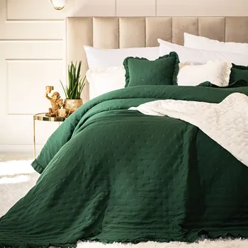 Přehoz na postel WERONA color 019 zelená 170x210 cm Mybesthome