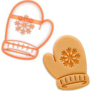 Vánoční dekorace Formička na PERNÍČKY Sušenky Rukavice Hvězda VÁNOČNÍ Vánoční