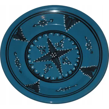 Talíř KRÁSNÝ ARABSKÝ BAREVNÝ DEZERTNÍ KULATÝ TALÍŘ 21 cm