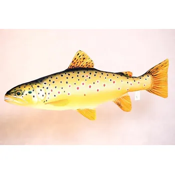 plyšák Plyšový polštář pstruh obecný 62cm