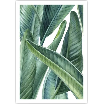 Obraz Plakát na zeď bez rámu 70x100 listy obraz plakáty do obývacího pokoje ložnice