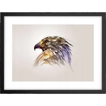 Obraz Obraz plakát v černém rámu do obýváku 40x30 abstrakce foto na zeď