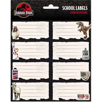 samolepka Samolepky do sešitu Jurský svět Grupoerik 16 ks