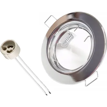 Stropní zapuštěné svítidlo LED-ONE 8 W GU10 stříbrné