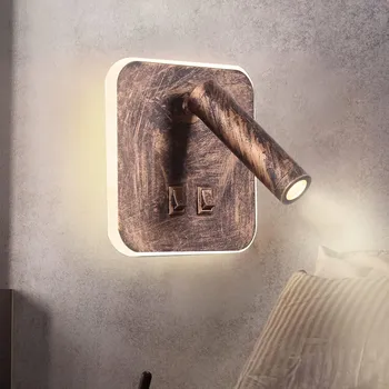 Lampička Nástěnné svítidlo Awekliy černé s integrovaným LED zdrojem 12 W