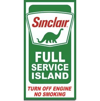 Obraz Kovový plakát / cedule Sinclair Service Island