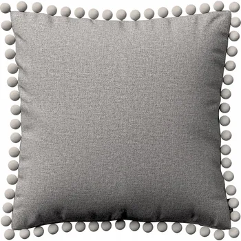 Povlak na polštářek Dekoria Povlak na polštář Wera šedý