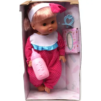 Panenka Panenka Aguška 30 cm, blondýnka s příslušenstvím