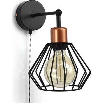 Nástěnné svítidlo Nástěnné svítidlo Luxolar černé, zlaté E27 60 W