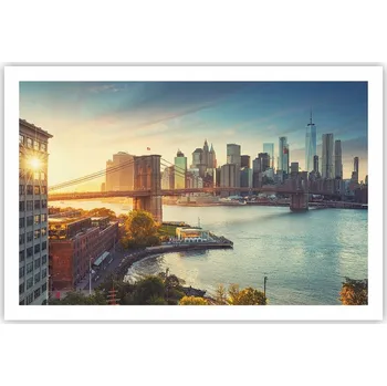 Obraz Obraz plakát do obýváku ložnice 91x61 New York foto na zeď bez rámu