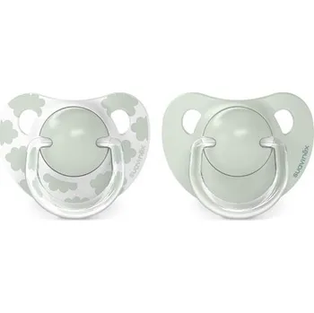 SUAVINEX | Dudlík anatomický silikon 0/6m 2 ks Dreams - zelený